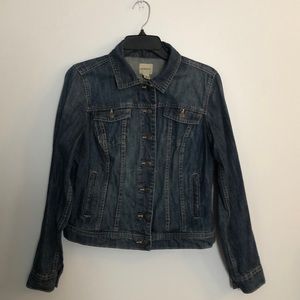 Bass Blue Jean Jacket with Pockets, Size Medium
